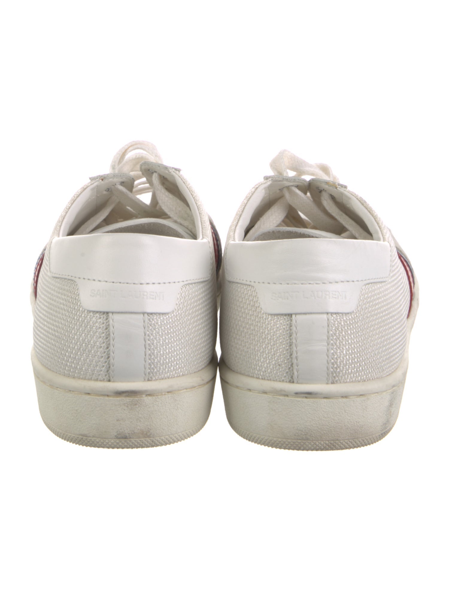 Saint Laurent Mesh Colorblock Pattern Sneakers